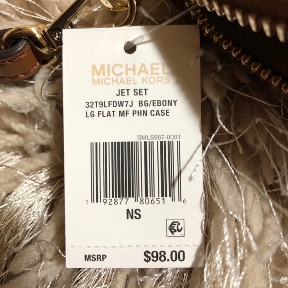 Michael Kors Jet Set Travel Phone Wallet Wristlet - Picture 15 of 16